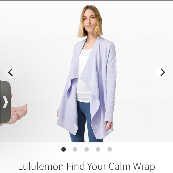 lululemon athletica Sweaters - LULULEMON-Find Your Calm Wrap